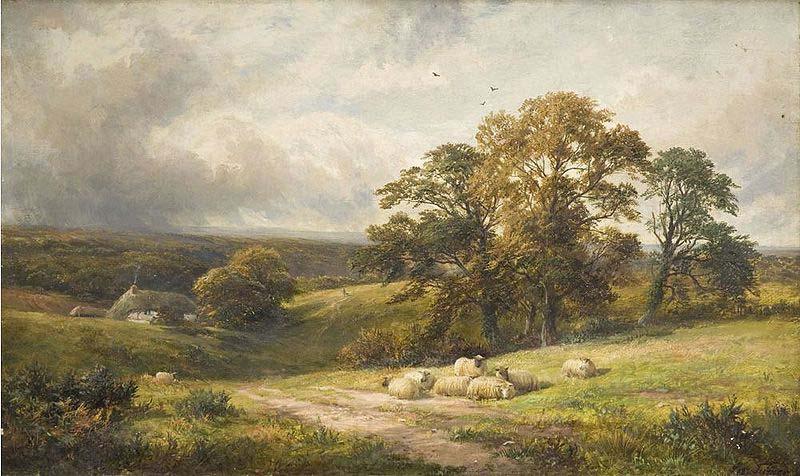 unknow artist A quiet scene in Derbyshire (oil painting) by George Turner Spain oil painting art
